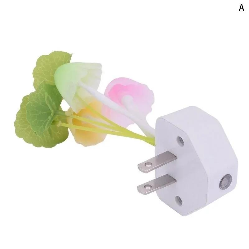 

Новинка, ночник в виде гриба, ЕС и США, датчик света, 3 светодиода, цветная лампа в виде гриба, светодиодные ночники для ребенка US Plug