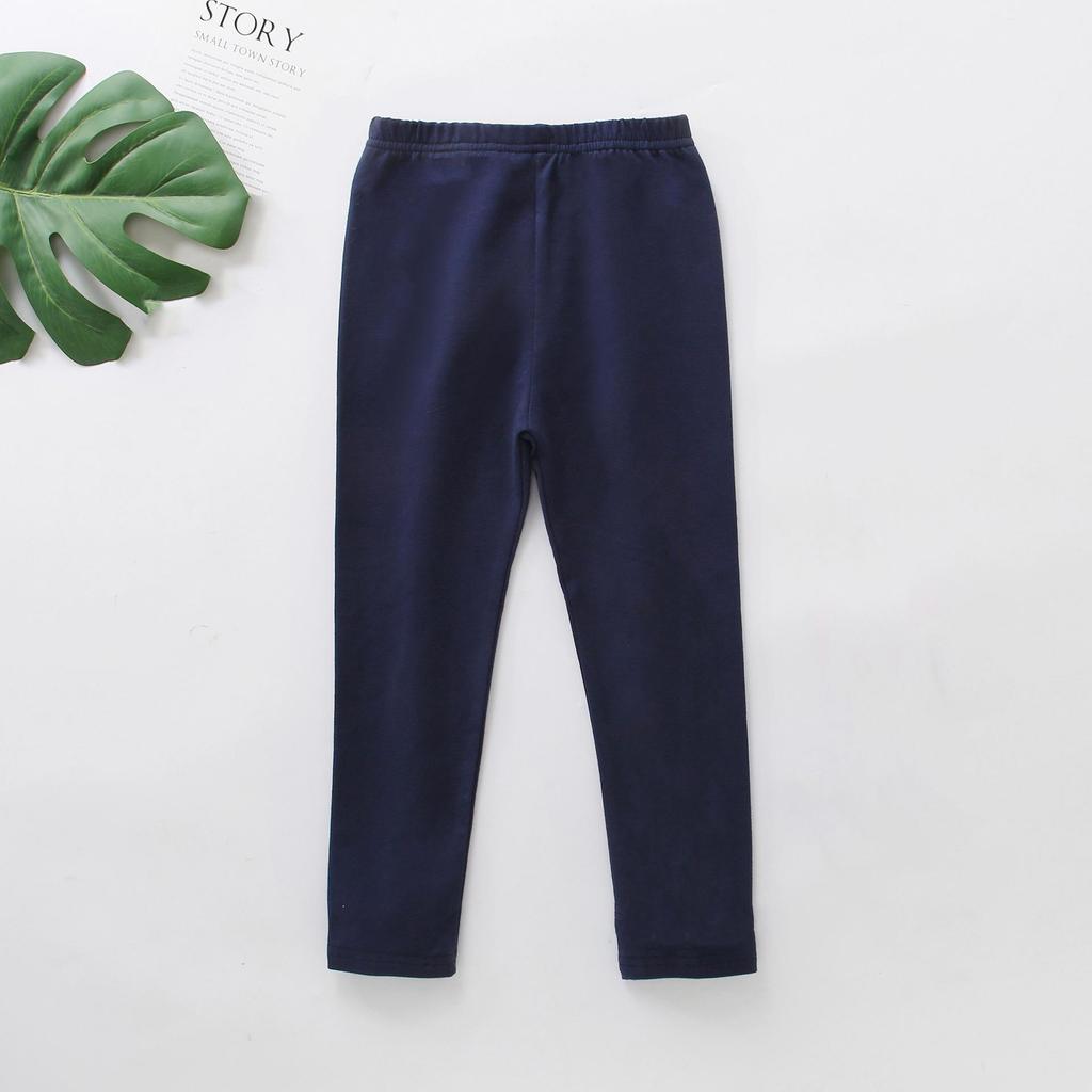 "Dünne Baumwoll-Leggings für Mädchen für Frühling und Herbst - Weiß, Schwarz oder Grau"