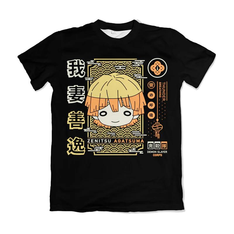 

Demon Slayer QVersion Cotton TShirt for Adults and Children Nine Hashira Main Characters Anime Short Sleeve S