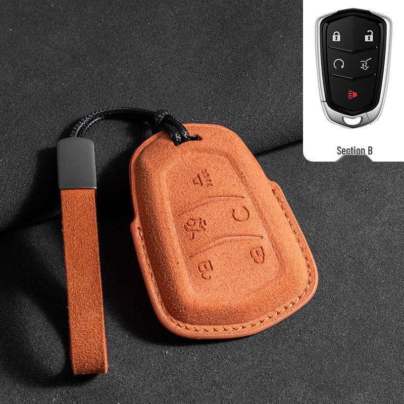 Cadillac Key Case: Compatible with CT5, CT4, Lyriq, XT4, XT5, and XT6 Key Fob Pouches.