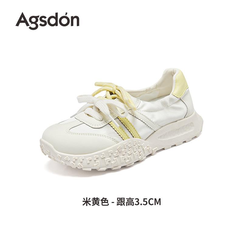 Augustine New Summer Thin Hollow Mesh Forrest Gump Training Shoes Thick Baseplate Shoes