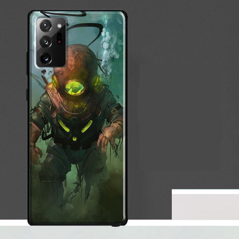 Scuba Diver Mask Diving Case For Samsung Galaxy S20 FE S21 S22 S23 Ultra Note 10 20 Ultra S8 S9 S10 Plus Cover Coque