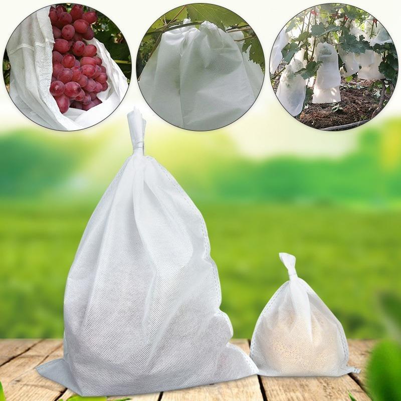 Drawstring Laundry Bag, Non-woven Fruit Bag, Grape Bag, Bird, Insect, and Waterproof Special Fruit Bag, Seedling thickened Bag