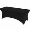 Elastic Wrinkle-Resistant Tablecloth: 4FT, 6FT, 8FT - Washable Cover for Outdoor Wedding, Party, Banquet, and Dining Tables