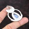 Blue Lace Agate Pendant 925 Sterling Silver Pendant Handmade Brand New Jewelry Dainty Gemstone Pendant Healing Stone Jewelry Gift For Mother