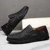 Cow Leather Men Shoes Casual Slip On Formal Loafers Men Moccasins Italian Black Male Driving Shoes