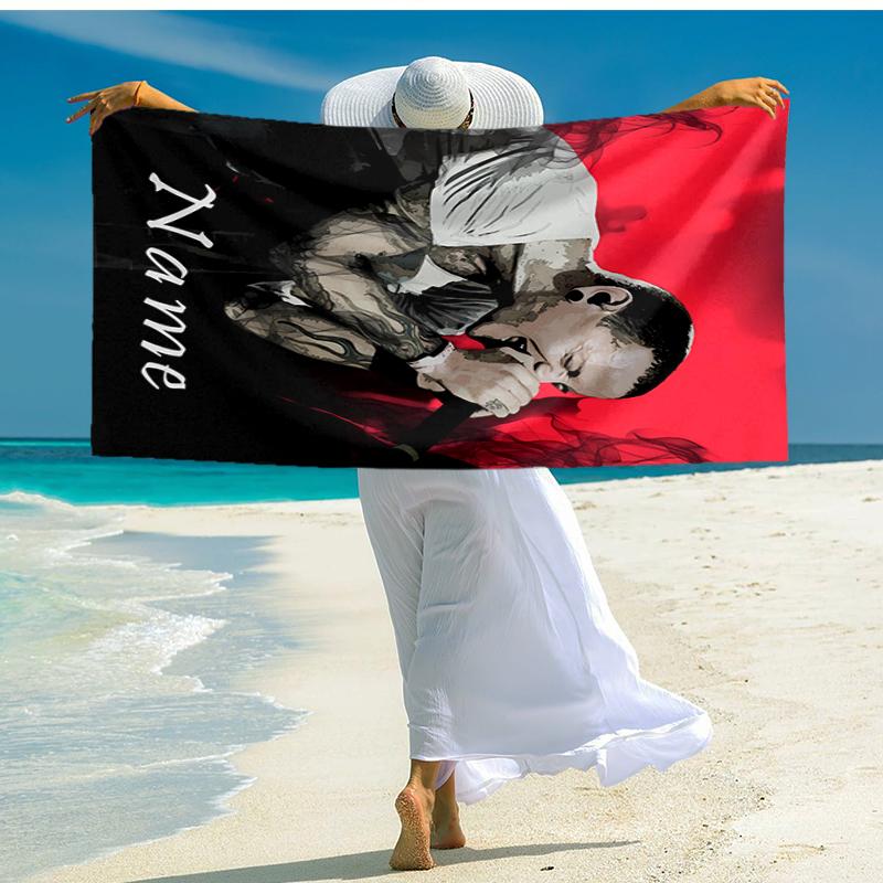 Personalized Customized Proof Beach Towel with Linkin Park Pattern - Soft, Absorbent,quick-drying,perfect Swimming,camping&bathing
