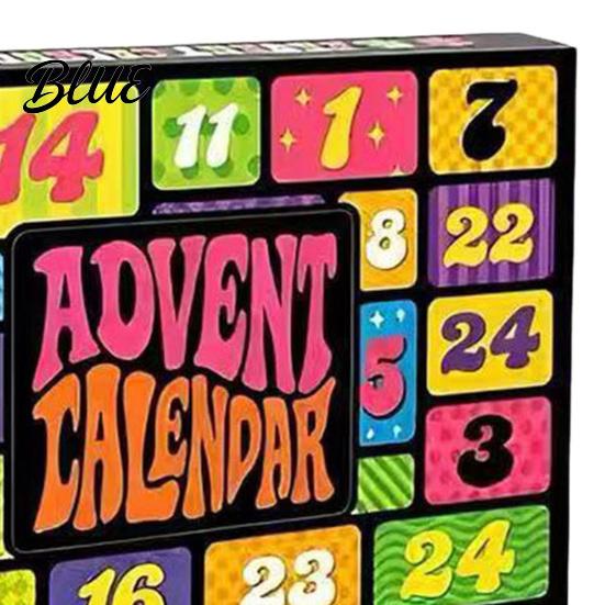 Educational Fidget Toys 24-Day Ice Advent Calendar 2026 Christmas for Children Squeeze Toy Cube Countdown