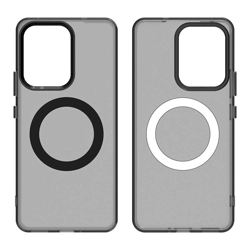 Transparent Phone Case For Oppo Reno13 F Case For Oppo Reno 13F Magnetic Adsorption Wireless Charge Cover For Oppo Reno 13F Case