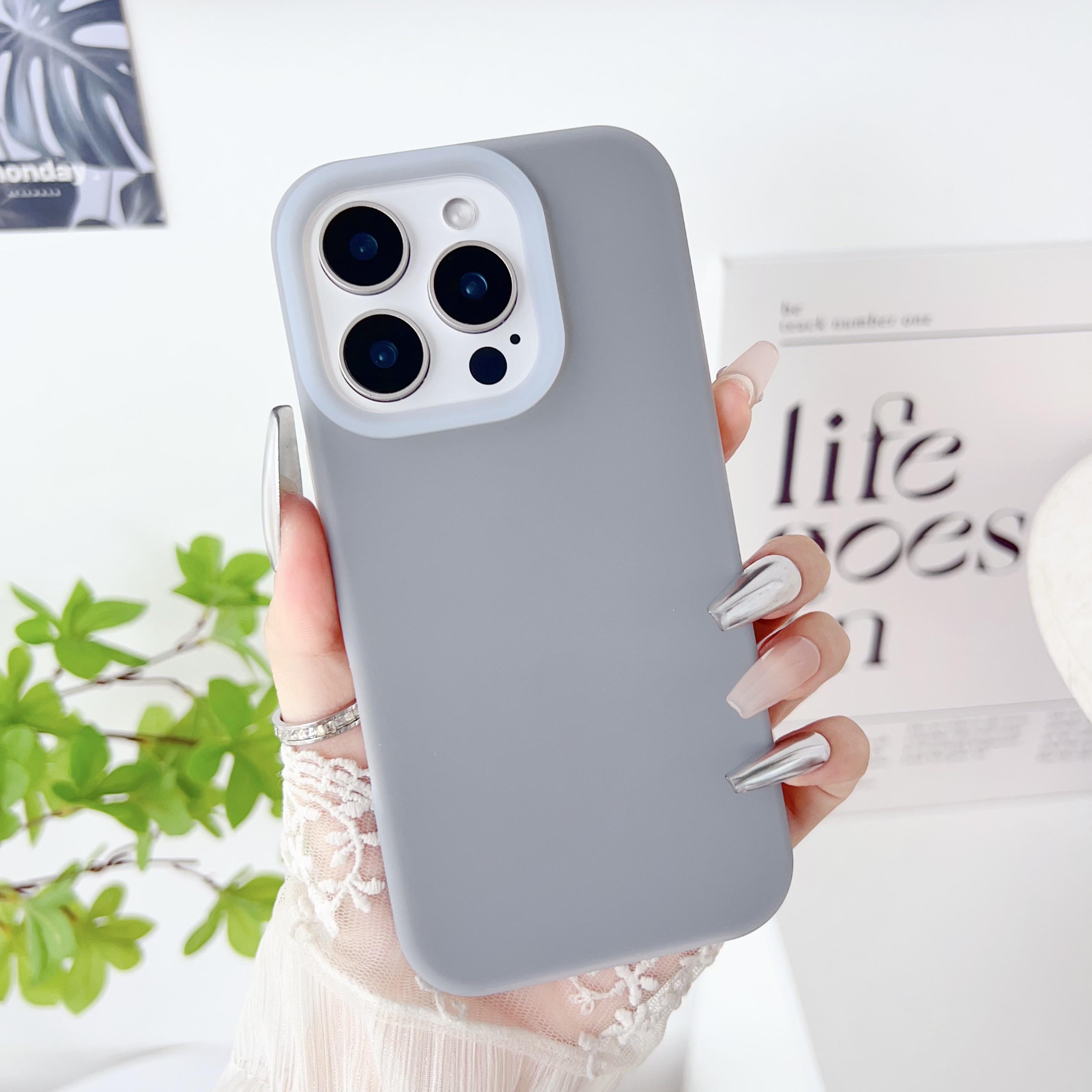 

Original Jelly Liquid Silicone Phone Case For iPhone 16 14 13 12 11 15 Pro Max Plus Candy Soft Matte Shockproof Cover For iPhone 11 Pro