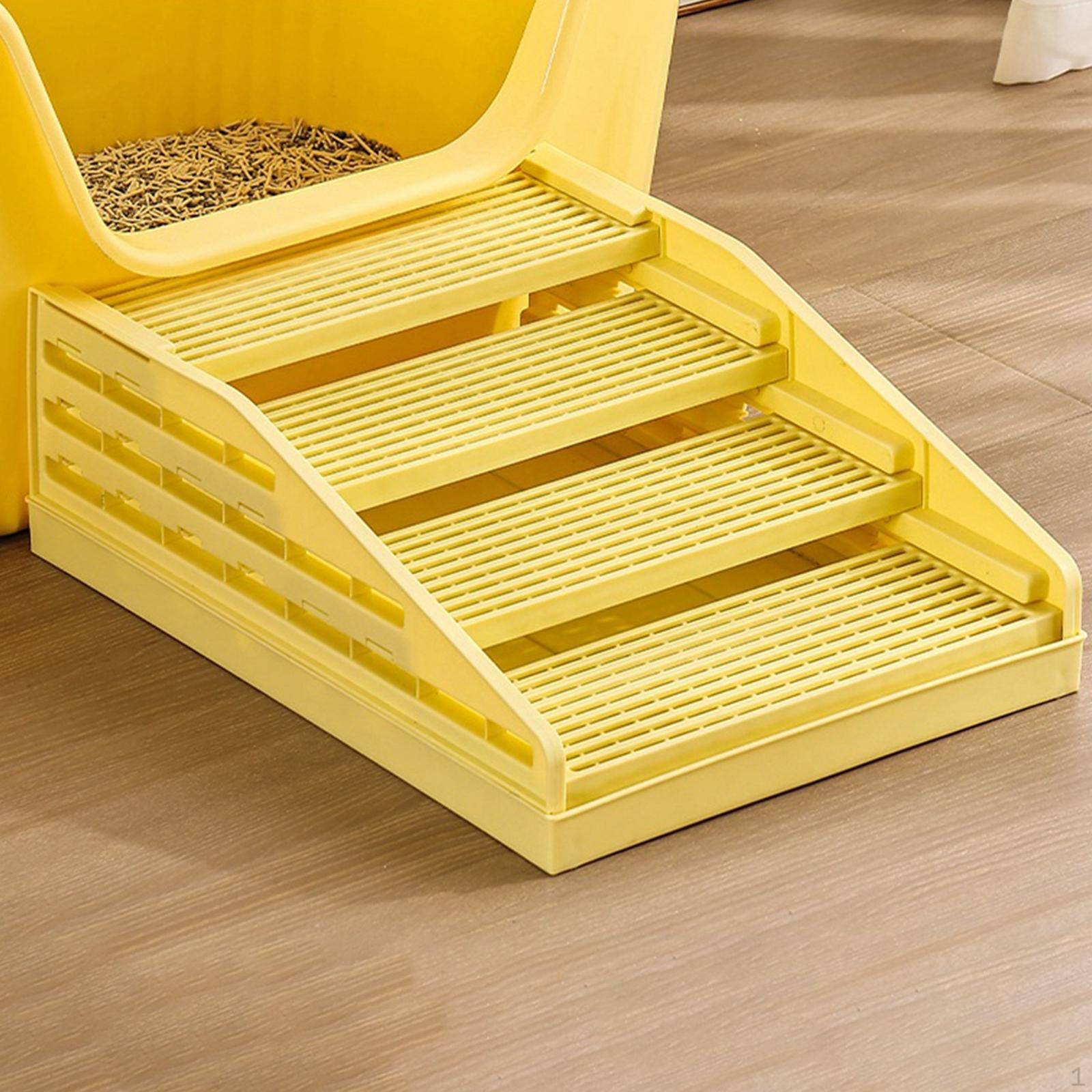 

Cat Litter Catcher, Removable, for Indoor Cats And Kittens, Adjustable, Gift Idea, Mat жёлтый