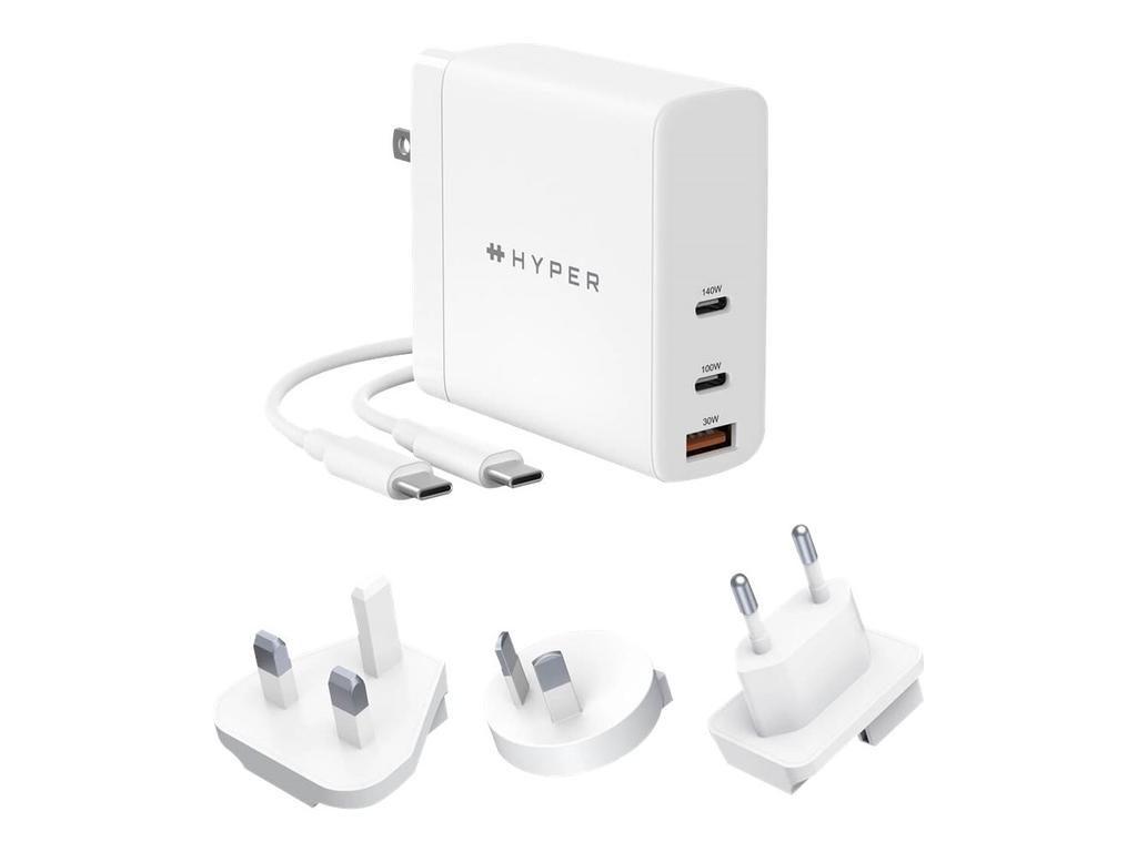 HyperJuice GaN 140W USB-C Charger | White