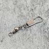 Fishing Hook Fishing Connector with Interlock Snap Ball Barrel Swivel Pin Link Solid Rings