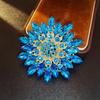 High-End Light Luxury Flower Brooch Female Heavy Industry Design Sense Animal Brooch Diamond Corsage Coat Clothing Accessories