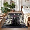 Crystal Velvet Rug Soft Non Slip Indoor Floor Mat Home DecorThe Addams Family