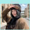 Winter Blend Knit Hat With Ear Cover For Women Stylish Casual And Warm Fashion Accessory