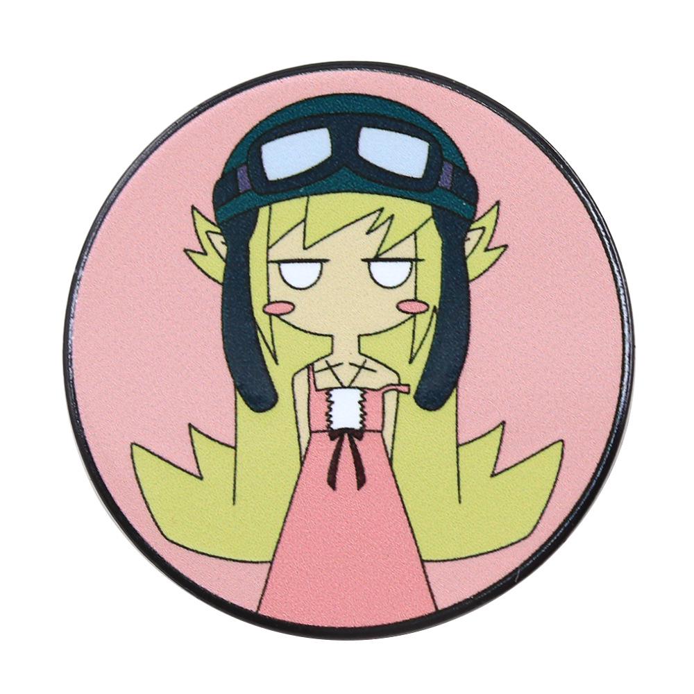 Эмалированный значок Ошино Синобу - Классический значок-брошь с аниме-персонажем для украшения рюкзака