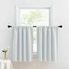 Contemporary Short Curtain For Commercial Spaces High Light Blocking Fabric Grey 132*46cm Piece)