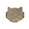 1 Pcs Cute Cat Foldable Pocket Mirror With  Double Side Mini Diamond Painting Mirror For Home Travel Outdoor Use