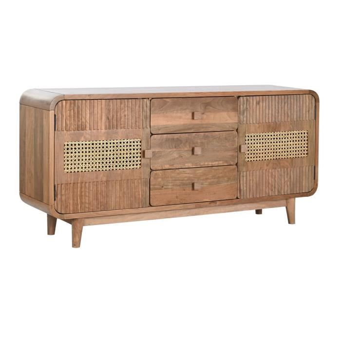 Buffet - Jamun - 160 x 38 x 75 cm - Bois Naturel