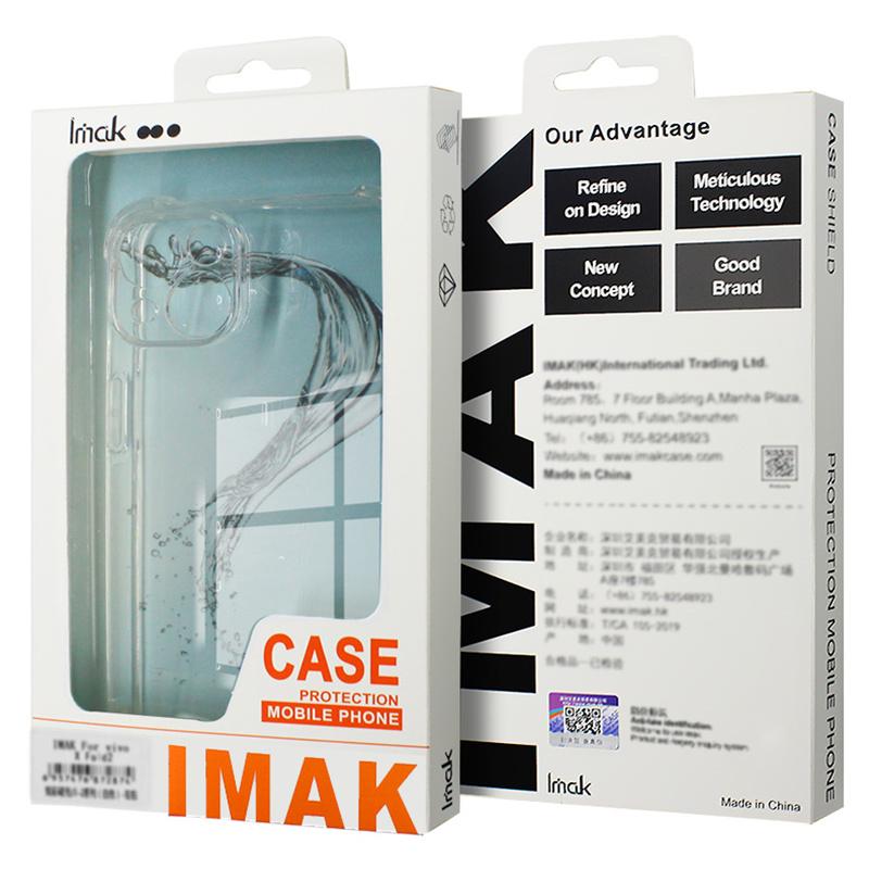 IMAK For Realme 12 5G/12x 5G/12x (China) 5G/C65 5G Case Drop-Proof Air Bag TPU Clear Cell Phone Shell