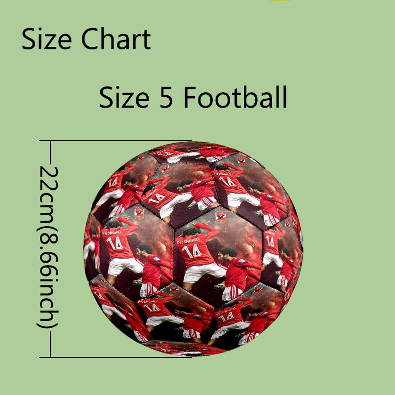 1pc Size 5 Football Club Design Soccer Ball - Anti-slip Football for Outdoor Sports Activities, Durable Ball for Game Play