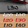 1Pc Logo Badge 3D Metal Emblem Decal I10 I20 I30 I40 Letter Sticker Auto Accessories