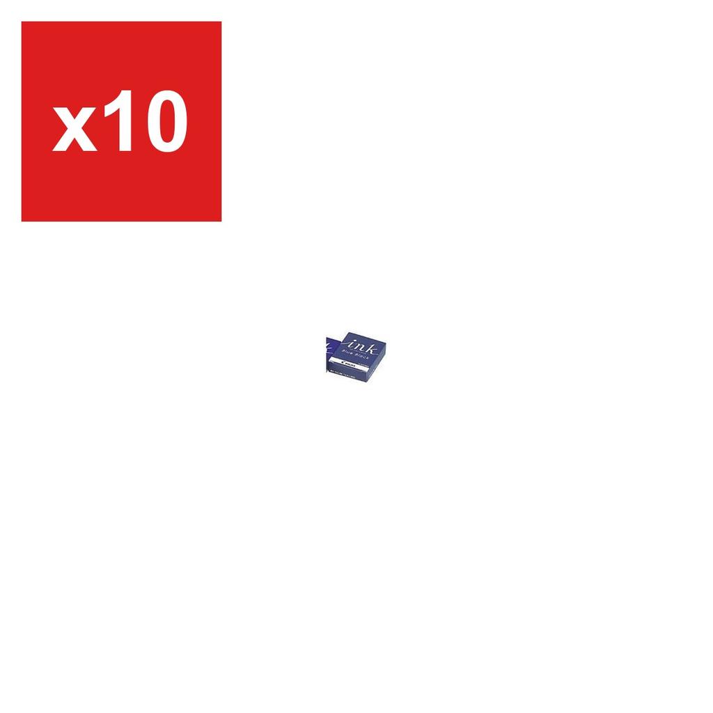 Pilot Fountain Pen Ink Cartridges, Blue-Black, 12-Pack X 10 Sets