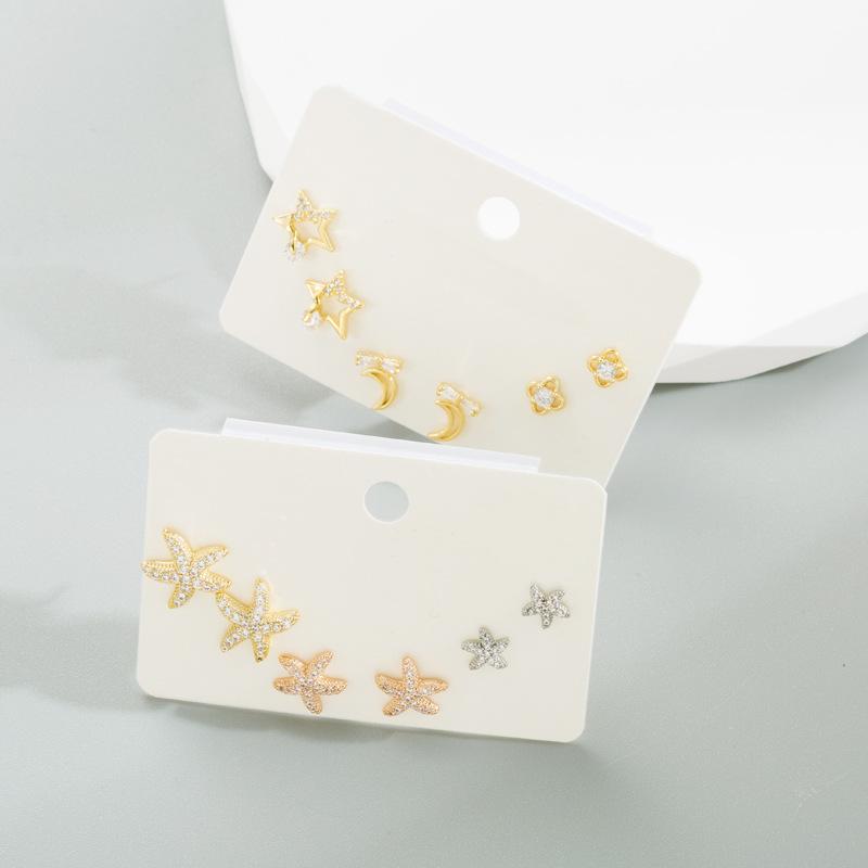 

Женские серьги-гвоздики в форме сердца, креативный микронабор, цветной циркон, преувеличенные аксессуары, серьги