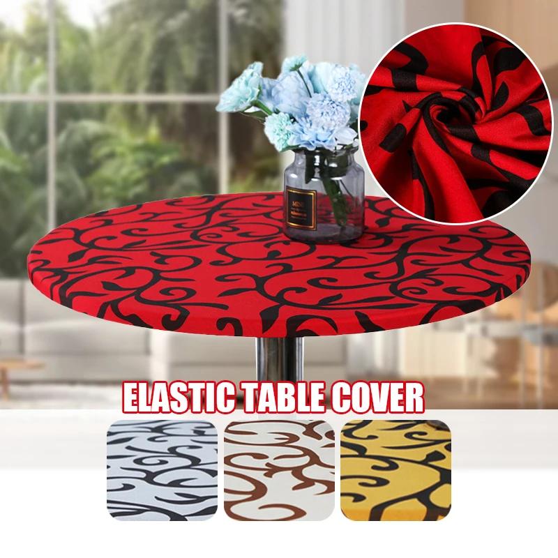 60/70/80/90/100/120/150cm Diameter Round Tablecloth Cocktail Table Cloth Coffee Bar Table Cover Wedding Party Table Cover Decor