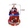 Decorazioni per Festa di Compleanno a Tema Spider-Man Striscioni da Supereroe Palloncini Cake Toppers Spirali Decorazioni a Spirale da Appendere per Bambini Ragazzi Forniture per Feste
