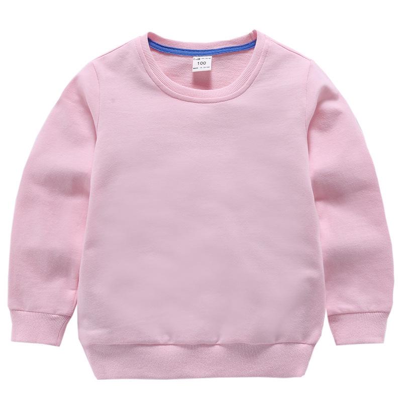 Nuova Felpa con Cappuccio per Bambini 2026: Top per Bambini in Stile Coreano per Maschi e Femmine, Colore Unito, Girocollo, Manica Lunga, Moda Primaverile.