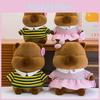 Wedding Themed Capybara Plush Toy With Detachable Clothes For Couples Gift