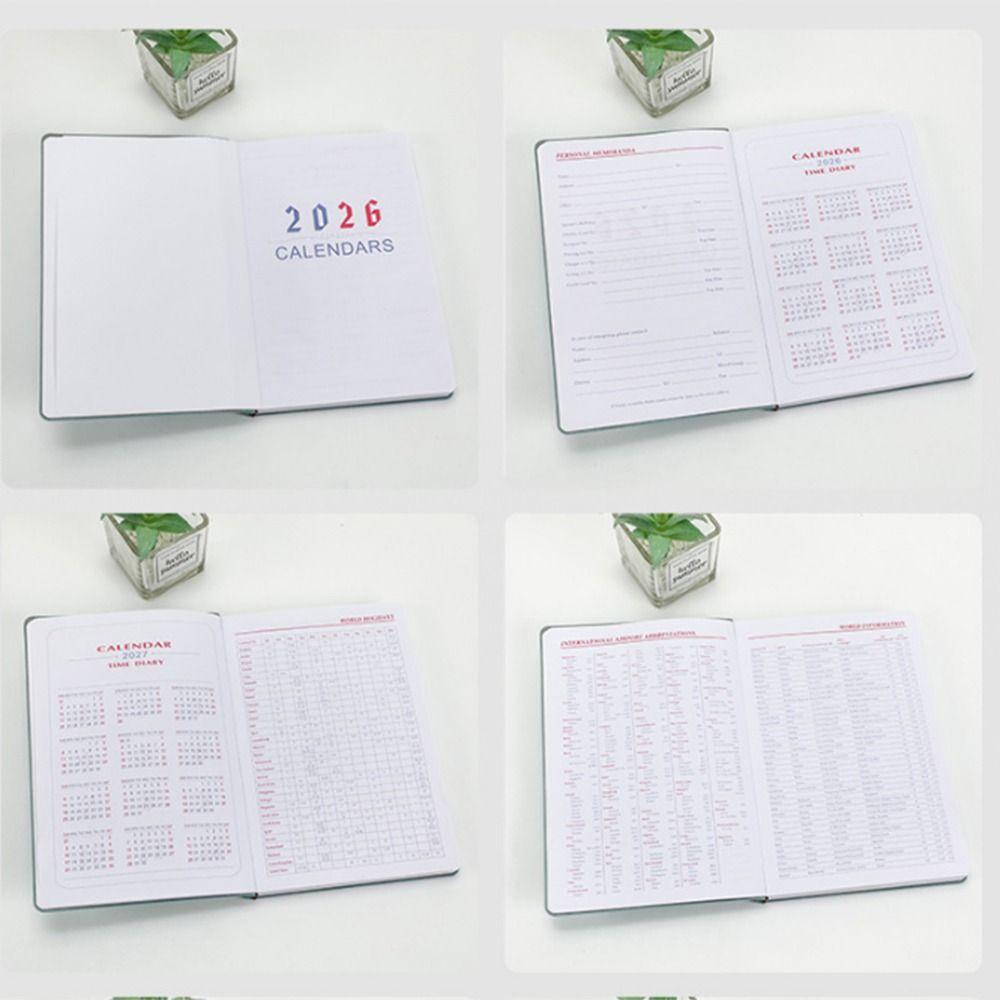 English Version a5 Agenda Planning Notepad 2026 Office Work Planner  To Do Lists