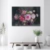 Canvas Print, Bouquet of Vintage Flowers