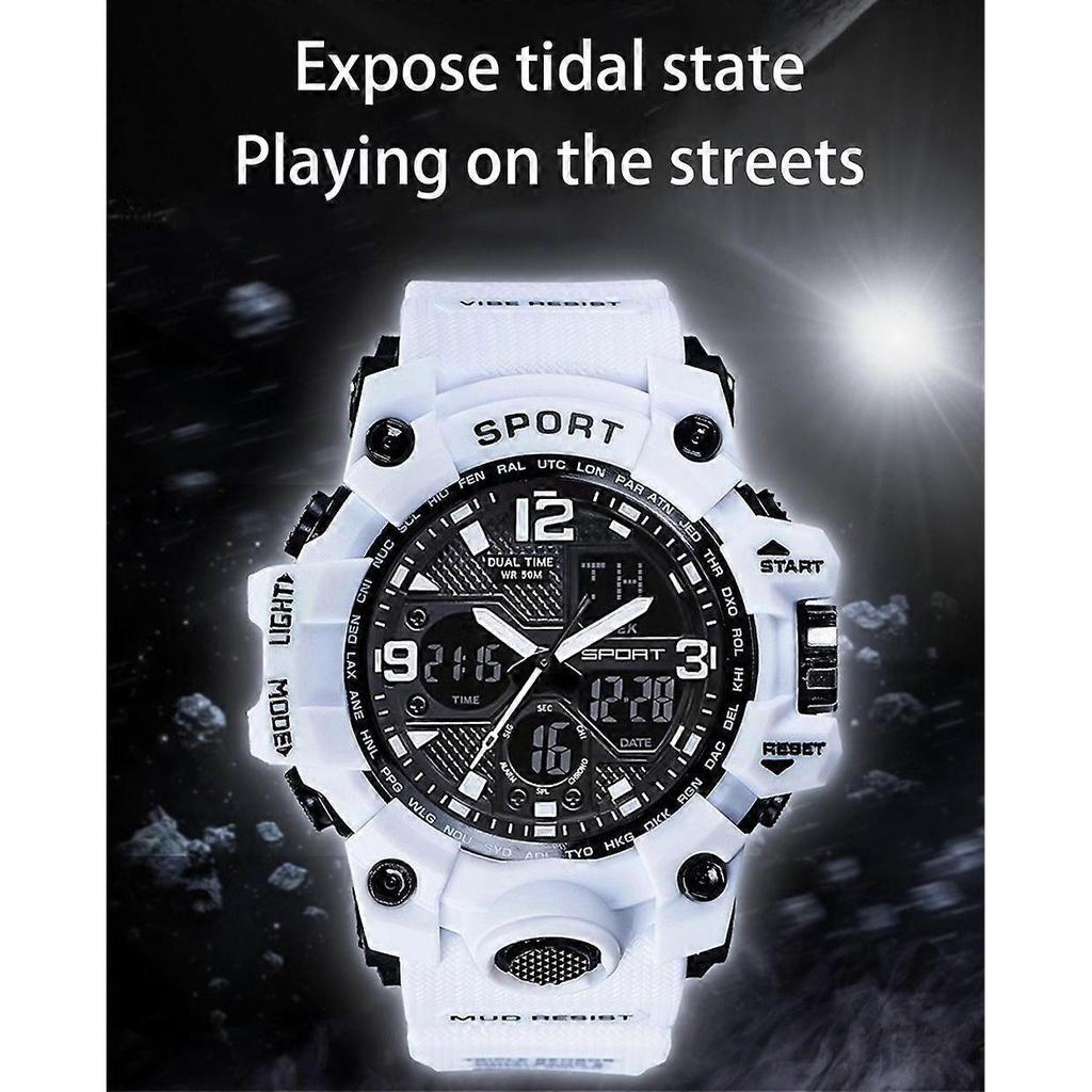 Mens Waterproof Watch Sport Military Analog Quartz Digital Wrist Watches