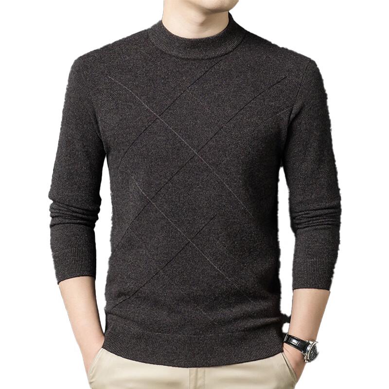 

Yilten Men s Stand Collar Wool Pullover Sweater YTMFTST5298 3XL