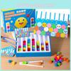 Childrens Educational Color Matching Clamp Balls Game With Paper Material For Parentchild Interactive Play