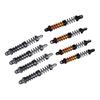 4 Pack Metal RC Car Shock Absorbers High Strength 90mm RC Car Shocks for 1/10 Scale Models with 8 Sp