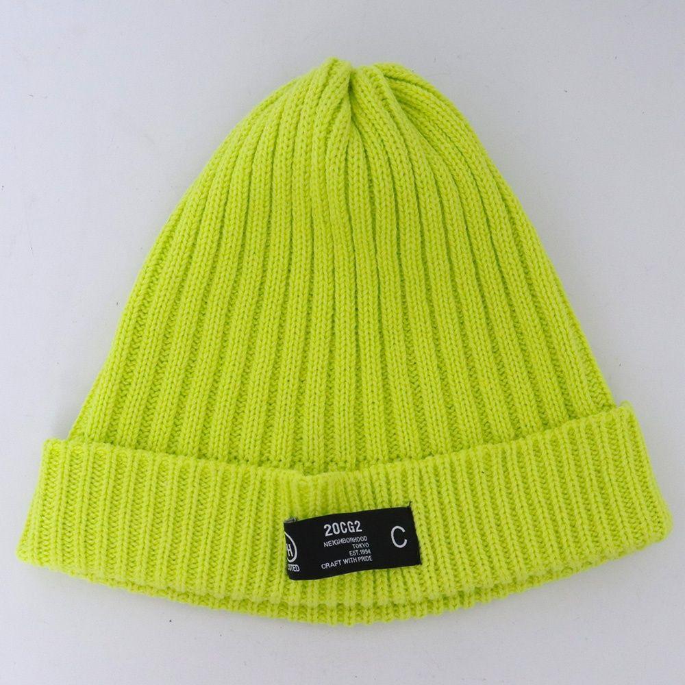 Used NEIGHBORHOOD Knit Cap F size Green