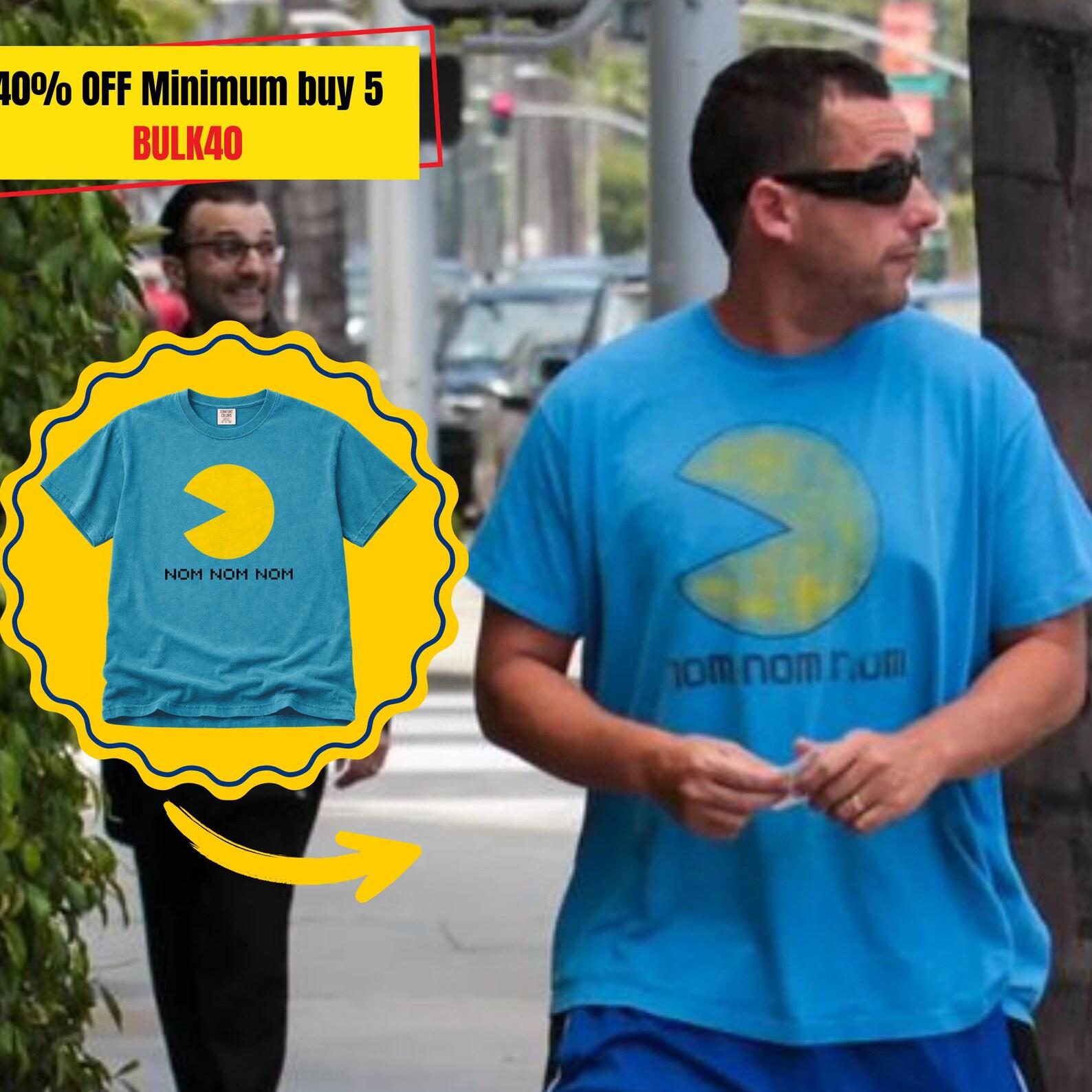Adam Sandler Funny Tee, Pac-Man Nom Nom T-Shirt, Adam Sandler Merch, 2026 Adam Sandler Merch, Vintage Oversized Shirt, Adam Sandler Fan Gift S