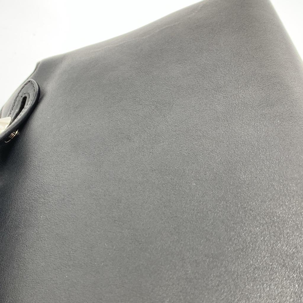 FENDI BY THE WAY 2way Handbag Shoulder Mini Boston Bag Leather Black 8BL124 Auth