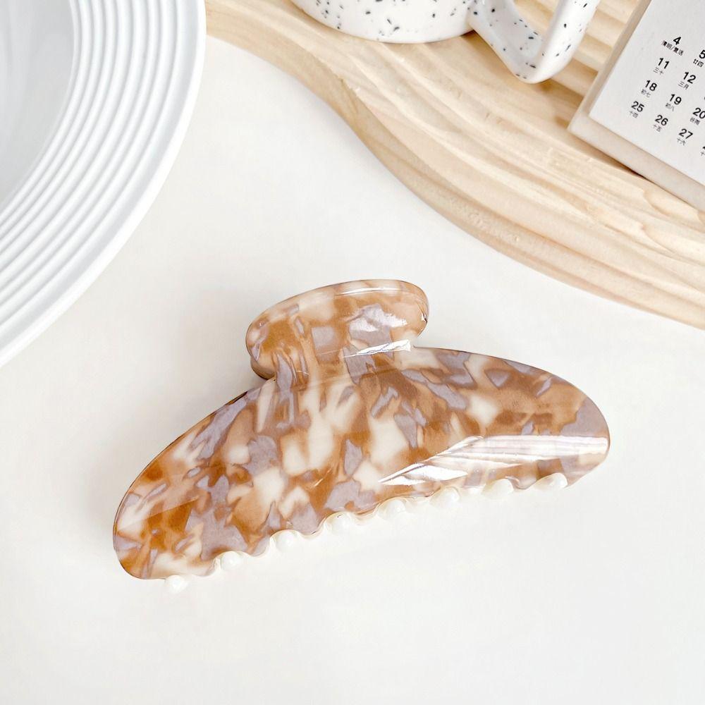 Haarspange Tintenmalerei Muster Haarkralle Haifischkralle Pferdeschwanz Spangen Streetwear