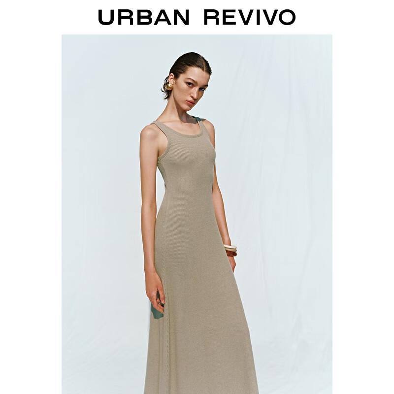 UR 2025 Damen Ärmelloses Lässiges Langes Kleid