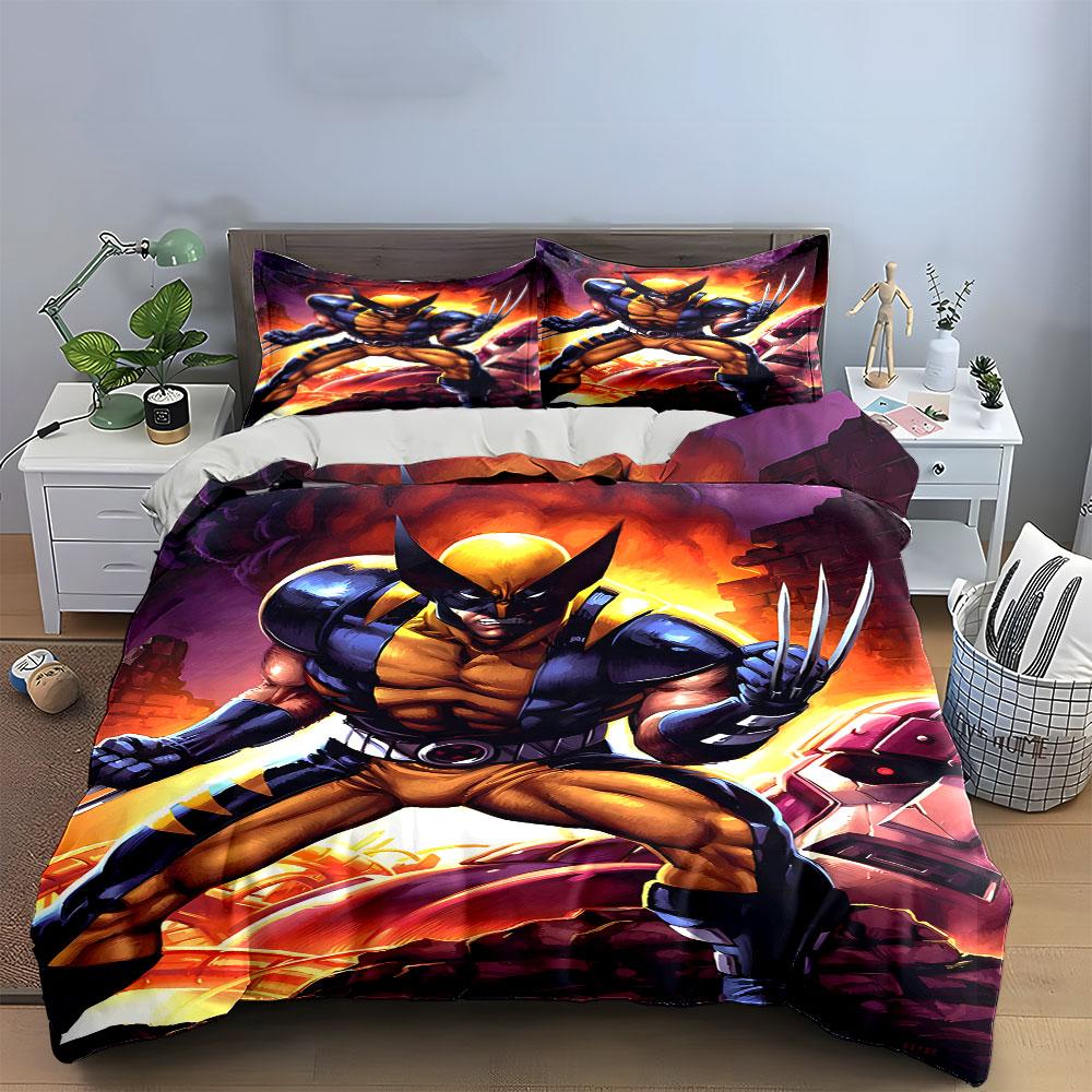 "Fierce hero unleashed." Bedding sets Duvet covers Pillowcases(1* Duvet Cover 2* Pillowcases without duvet insert)