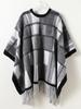 Winter Women Scarf Layers Poncho Elegant Lady Men Retro Plaid Print Wrap Shawl Warm Casual Scarve Capa Para Mujer Pashmina Cloak