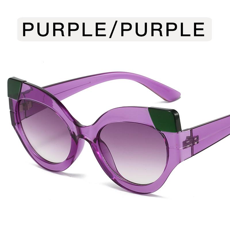 

European American Stylish Women s Sunglasses Cat Eye Shape UV400 Protection Trendy Sunglass Fashion Travelling Female Sun Glass