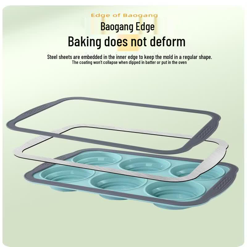 MDNG 12-Cup Non-Stick Baking Pan Set