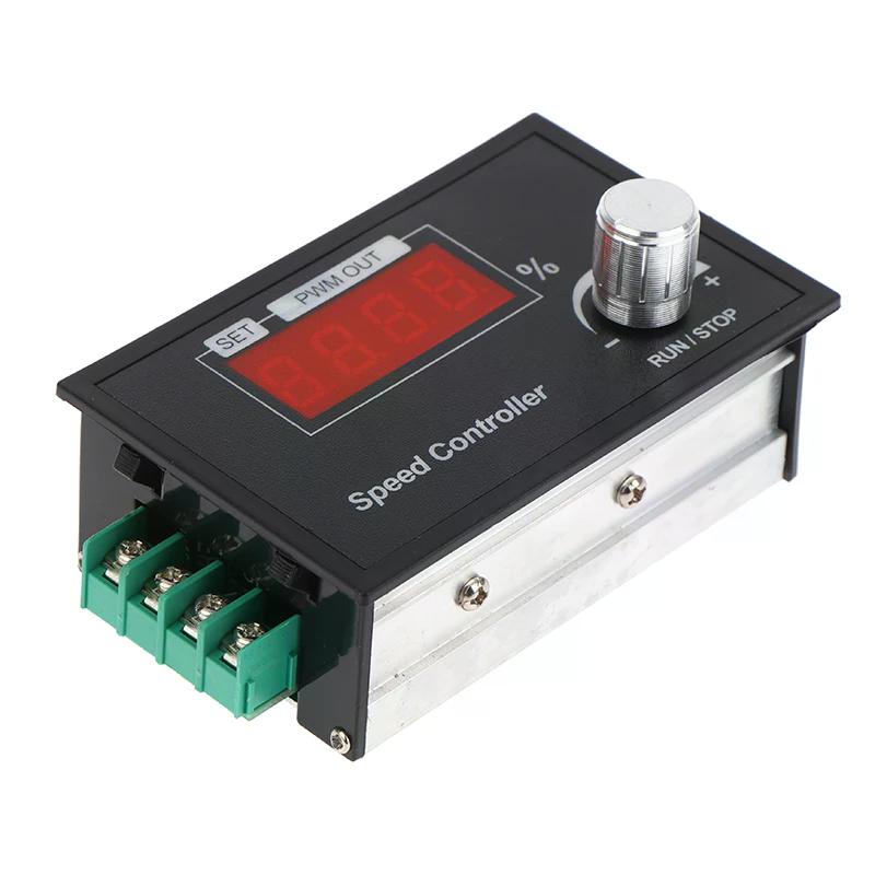 DC6-60V PWM Motor Speed Controller With Encoder Knob Control Adjustable Frequency For Motor Controllers