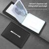 Ultra-Thin Car Driver License Bag ID Card Leather Cover For Mercedes Benz AMG GLE GLS CLA CLE GLC CLS GLA W223 Tire Valve Cap